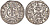 Ливония, Рига, шведская оккупация солид (шиллинг) 1647 Кристина (1634-1654) KM 21, SB# 66 биллон 187-221