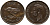 Великобритания 1 фартинг 1942 Георг VI (1936-1952) KM 843, Spink 4116 бронза 4392-451