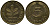 ФРГ 5 ПФЕННИГОВ 1990 D KM 107, J. 382 сталь плакированная латунью 33-224