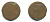 РОССИЯ 1 КОПЕЙКА 1757 медь 61-131