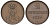 Ганновер 2 пфеннига 1851 B, Эрнст Август (1837-1851) KM 202.1, AKS 124, J. 75 медь 4681-1022