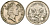 Австралия 5 центов 1990 Елизавета II (1952-), ехидна KM 80 медно-никель 4608-829