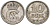 Дания 10 эре 1914 Кристиан X (1912-1947) KM 818 серебро 4621-1019