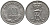 ДАНИЯ 10 ЭРЕ 1965 C; S, ФРЕДЕРИК IX (1947-1972) KM 841.3 медно-никель 116-223