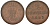 Ганновер 2 пфеннига 1843 A, Эрнст Август (1837-1851) KM 174.1, AKS 122, J. 55 медь 75-1752