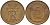 ДАНИЯ 5 ЭРЕ 1969 C; S, ФРЕДЕРИК IX (1947-1972) KM 848.1 бронза 4566-517