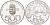 Венгрия 500 форинтов 1993 интеграция в ЕС, мост с Европой KM 704 серебро PROOF 1088-9-54