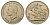 Великобритания 1 крона (5 шиллингов) 1951 Георг VI (1936-1952), фестиваль Британии, Георгий Победоносец KM 880, Spink 4111 медно-никель UNC 3897-933