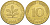 ФРГ 10 ПФЕННИГОВ 1981 G KM 108, J. 383 сталь плакированная латунью 219-537
