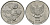 Индонезия 25 рупий 1994 мускатный орех KM 55 алюминий 4136-1051