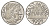 Кобленц 1/2 марки 1921 Funck 80.9A, Men05 4526.18, Men18 5727.18/20 сталь UNC 4582-1143