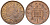 Великобритания 1 пенни 2004 Елизавета II (1952-2022) KM 986, Spink 4710 (B5) сталь плакированная медью 4609-618
