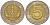 Польша 5 злотых 1994 MW KM 284 биметалл 89-1856
