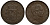 ИСПАНИЯ 10 СЕНТИМО 1878 OM, АЛЬФОНСО XII (1874-1885) KM 675 (Y70) бронза 650-1135