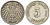 ГЕРМАНИЯ 5 ПФЕННИГОВ 1905 F KM 11, J. 12 медно-никель 105-111
