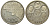 Бельгия 500 франков 1980 150 лет независимости, Belgie, Бодуэн I (1951-1993) KM 162 медно-никель покрытый серебром UNC 443-233