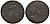 Англия 1 фартинг 1694 Вильгельм III и Мария II (1688-1694) Spink 3453 медь 1524-235