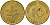ФРГ 10 пфеннигов 1990 F J. 383, KM 108 сталь плакированная латунью    4603-626