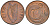 Ирландия 1 пенни 1982 птичка KM 20 бронза 92-153