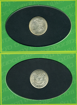 США 1 доллар 1921 Морган доллар, буклет KM 110 серебро 00-00