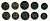 Исландия лот из 5 монет 2005-2008 (1, 5, 10, 50, 100 крон), рыбы UNC N2-15