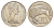 Новая Зеландия 20 центов 1967 Елизавета II (1952-2022), птичка киви KM 36 медно-никель 4112-416