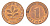 Германия 1 пфенниг 1994 J KM 105, J.380 сталь плакированная медью aUNC 4630-1234