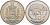 Венесуэла 50 боливаров 1975 броненосец KM 47 серебро UNC 00-00-00