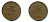 Великобритания 2 пенса 1971 Елизавета II (1952-2022) КМ 916, Spink 4235 (C1) бронза 4110-614