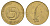 Словения 5 толаров 1998 KM 6 латунь 4571-317