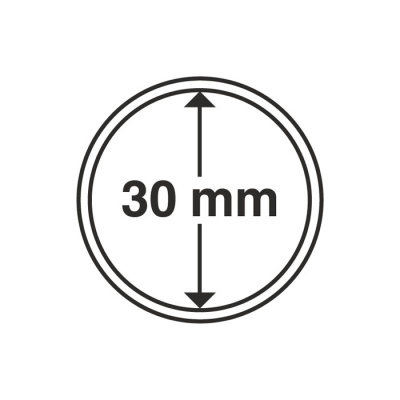 Капсулы круглые – 30 мм, упаковка 10 шт. Leuchtturm. 330370