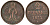 Брауншвейг-Каленберг-Ганновер 2 пфеннига 1854 B, Георг V (1851-1866) KM 217,aKS 152, J. 84 медь 4142-213