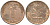 ФРГ 1 пфенниг 1980 J KM 105, J.380 сталь плакированная медью 4174-623