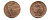 Великобритания 1 пенни 2010 Елизавета II (1952-2022) KM 1107, Spink B6 сталь плакированная медью 177-1233