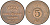 Швеция 5 эре 1968 U, Густав VI Адольф (1950-1973) KM 822 бронза 4557-831
