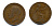 Великобритания 1 пенни 1921 Георг V (1910-1936) KM 810, Spink 4051 бронза 47-634