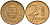 Венгрия 2 филлера 1947 ВР, первая республика (1946-1948) KM 529 латунь aUNC 4585-225