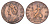 Великобритания 1 фартинг 1731 Георг II (1727-1760) KM 572, Spink 3720 медь 3711-632