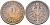 ГЕРМАНИЯ 2 ПФЕННИГА 1874 H, СТАРОГЕРБОВКА, РЕДКАЯ KM 2, Jager 2, Weege 3 медь 4546-541