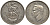 Великобритания 1 шиллинг 1951 Георг VI (1936-1952), Английский герб KM 876, Spink 4108 медно-никель 1082-3-21
