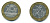 Франция 10 франков 1989 тип гений Бастилии KM 964.1, Le Franc 375.3 биметалл 176-1212