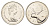 Канада 25 центов 1987 Елизавета II (1952-2022), олень KM 74 никель PROOF-LIKE (BU) 4638-534