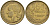 Франция 50 франков 1951 петух KM 918.1, Le Franc 425.5 алюминиевая бронза 79-441