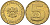 Польша 5 злотых 1984 MW KM 81.1, Parchimowicz 221i латунь aUNC 4551-524