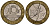 Франция 10 франков 1989 тип гений Бастилии KM 964.1, Le Franc 375.3 биметалл 4138-323