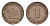 ФРГ 1 пфенниг 1948 F KM A101, J. 376 сталь плакированная бронзой 4651-518