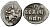Великое Княжество Московское денга 1535-1547 Иван IV Васильевич, Тверской монетный двор, 0,34 грамм ГиК №67 серебро    262-1327