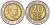 Кения 20 шиллингов 1998 Дэниэл арап Мои KM 32 биметалл 3856-315