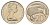 Новая Зеландия 20 центов 1968 Елизавета II (1952-2022), птичка киви, тираж 35.000 экземпляров KM 36 медно-никель BU 4112-426