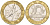 Франция 10 франков 1988 тип гений Бастилии KM 964.1, Le Franc 375.2 биметалл 4551-636